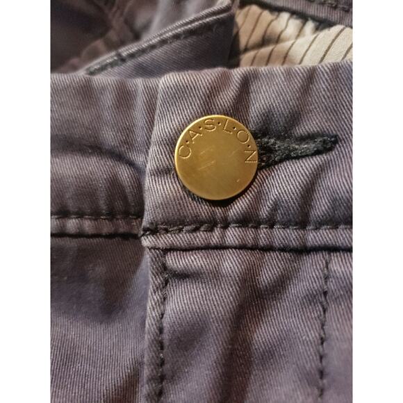 CASLON Women's Cotton Navy Blue Khaki Style Chino Pants Size 16 16w 40x30 - Picture 6 of 11